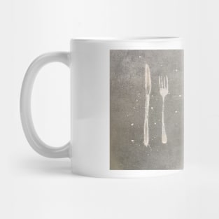 Knife and fork Mug